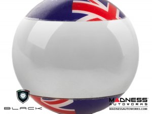 MINI Cooper Gear Shift Knob - Chrome w/ Australian Flag Design